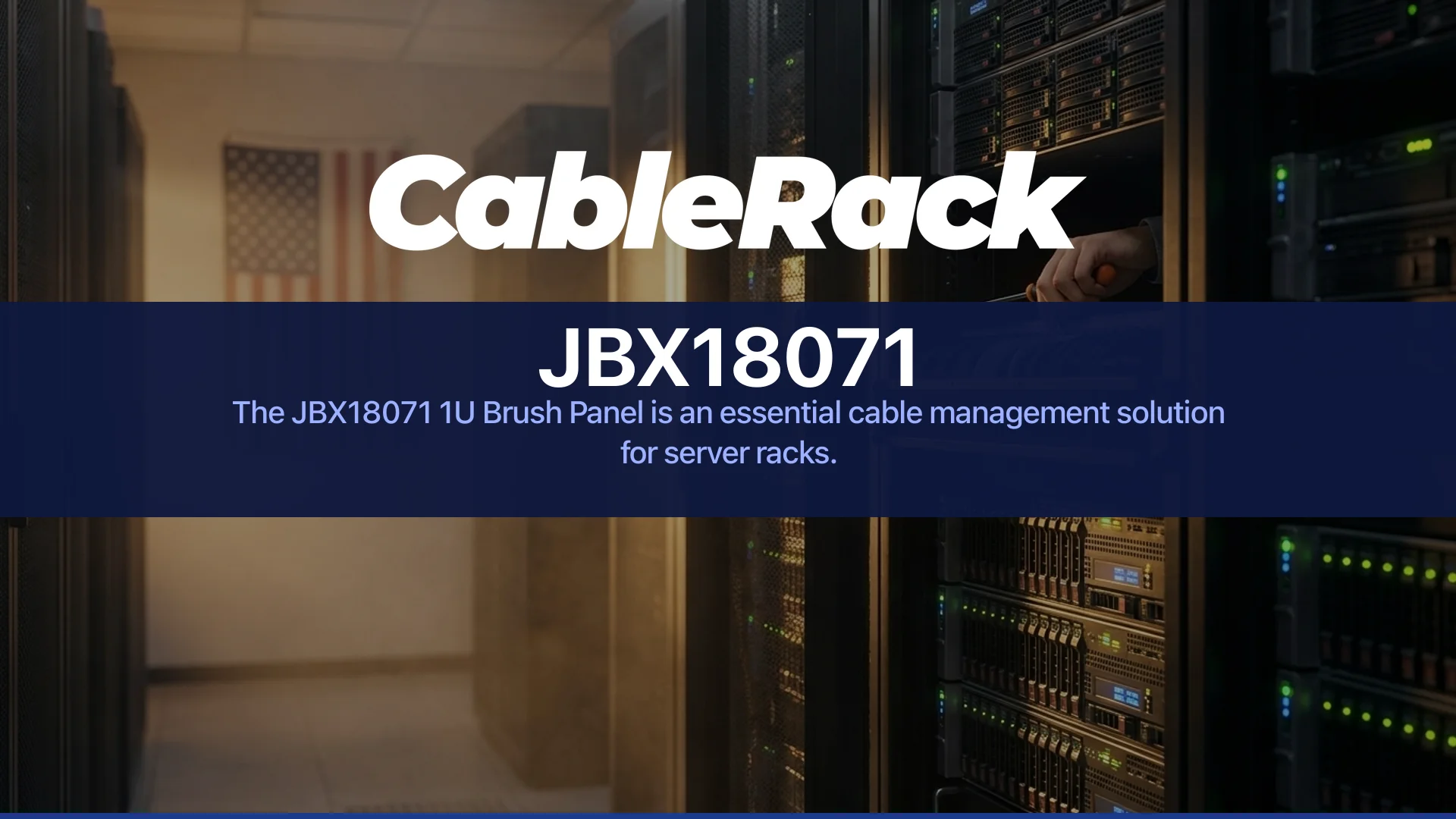 JBX18071 1U brush panel — cover image